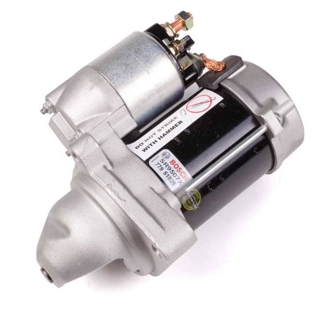 BMW Starter Motor (Rebuilt) (Denso Replacement) 12412354693 - Bosch SR9507X